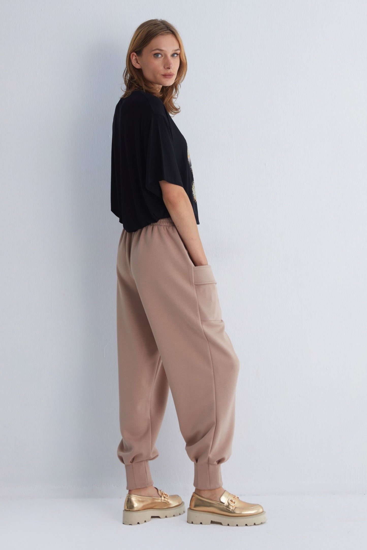 Stylish Comfort Chakra Dusty Pink Cargo Pants